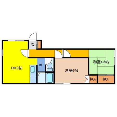 アークス北栄の物件間取画像